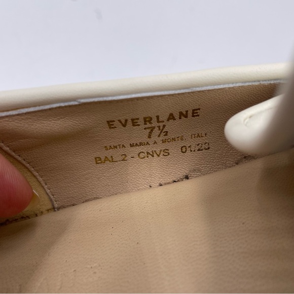 Everlane Bone Ivory Leather Day Loafer in Size 7.5 - Picture 11 of 12